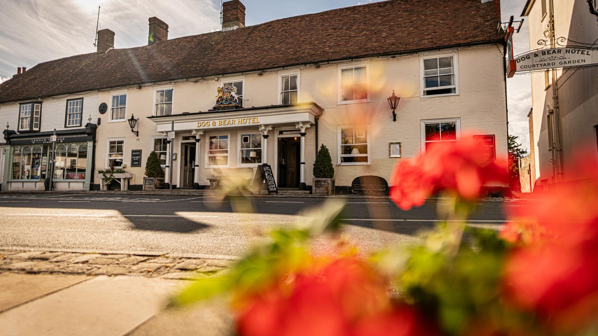 The Dog & Bear Hotel, Lenham — traditional Kent coaching inn