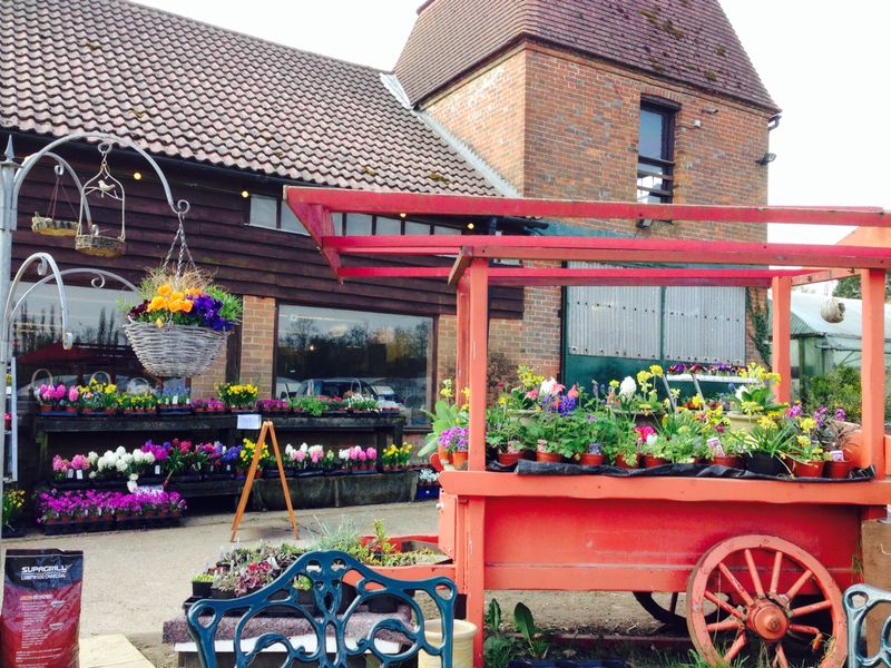 Perry Court Farm shop exterior, Bilting, near Challock Kent