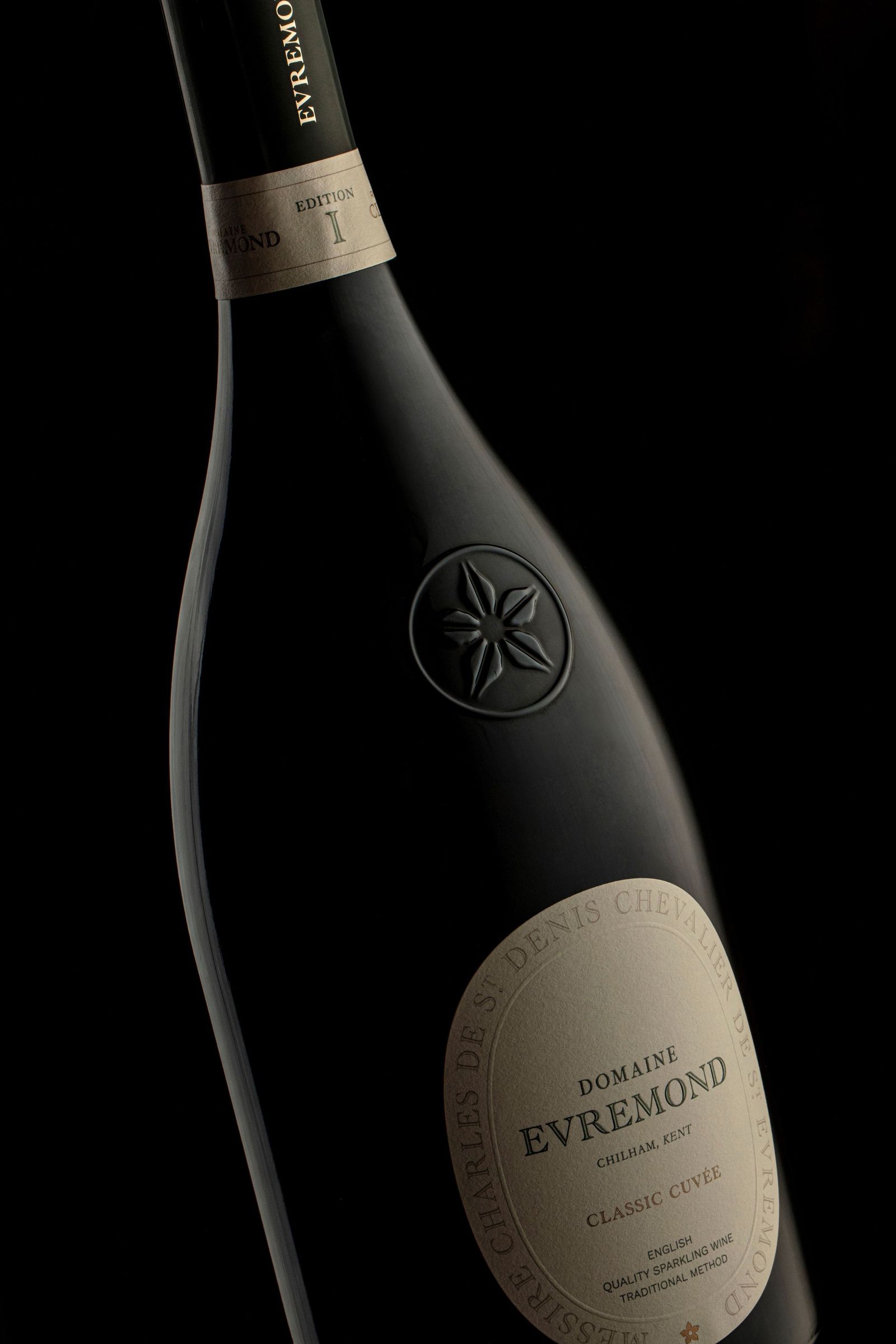 A bottle of Domaine Evremond Classic Cuvée